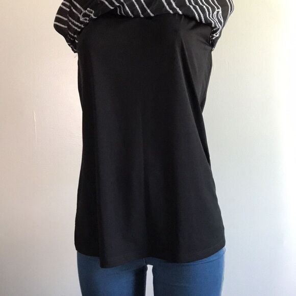 Susan Graver Sleevless Lined Chiffon Tunic - Picture 4 of 7